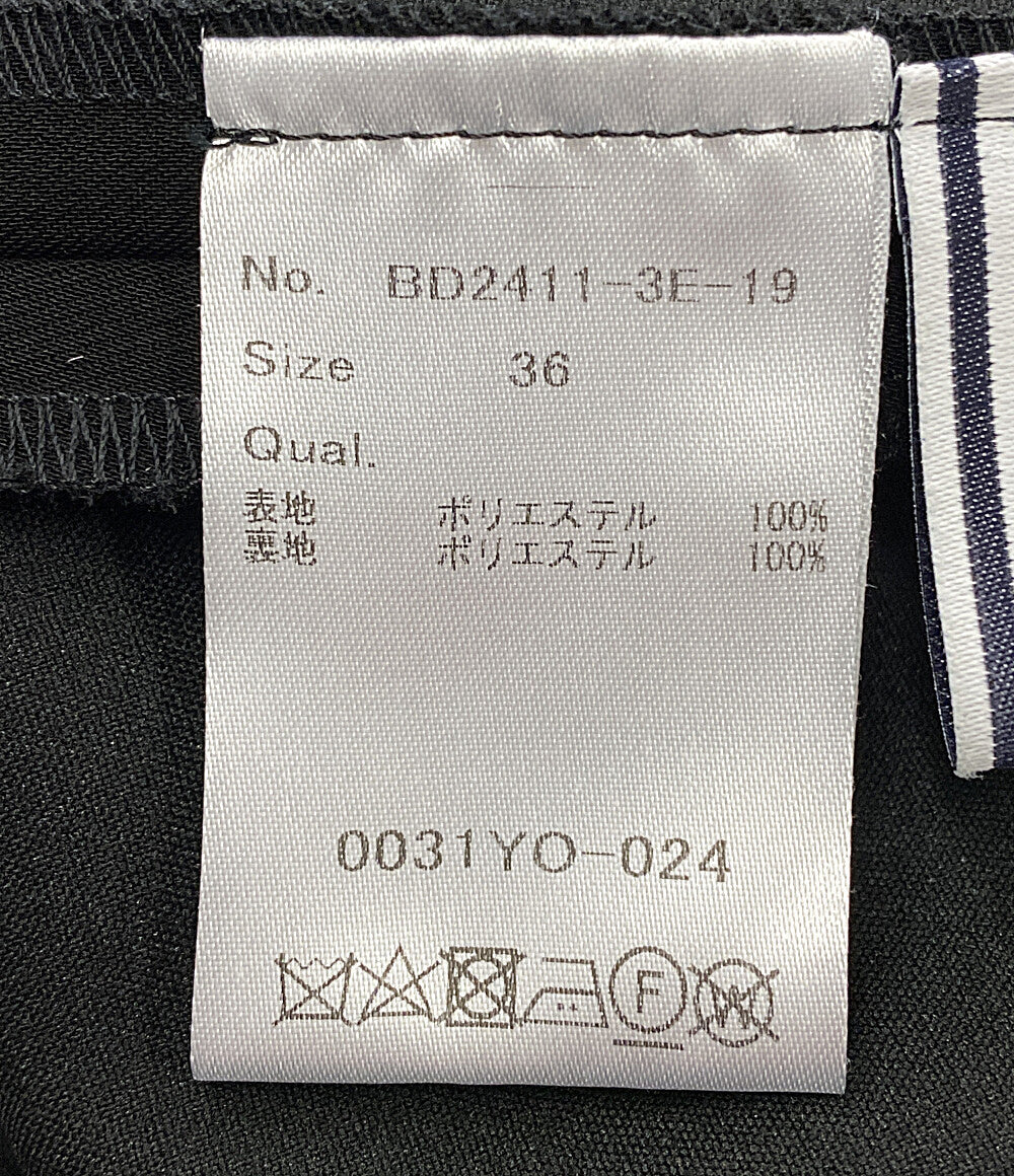 美品 BODER at BALCONY ボーダーズ アット バルコニー 半袖ワンピース BD2411-3E-19 レディース SIZE 36