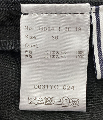 美品 BODER at BALCONY ボーダーズ アット バルコニー 半袖ワンピース BD2411-3E-19 レディース SIZE 36