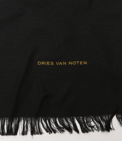 Dries Van Noten ストール ブラック フラワー FANTASIA 222 Q5165 レディース ドリスヴァンノッテン
