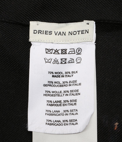 Dries Van Noten ストール ブラック フラワー FANTASIA 222 Q5165 レディース ドリスヴァンノッテン