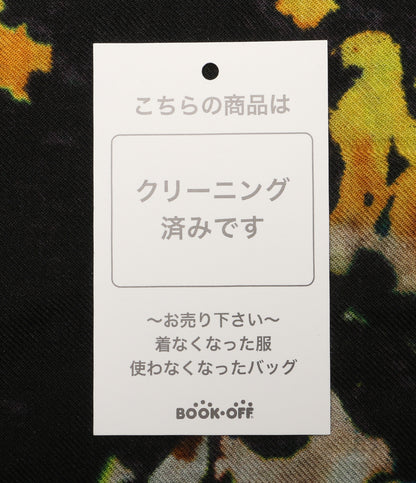 Dries Van Noten ストール ブラック フラワー FANTASIA 222 Q5165 レディース ドリスヴァンノッテン
