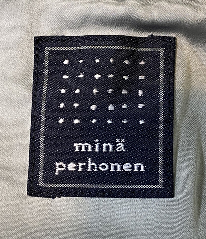 ミナペルホネン  半袖ワンピース northern flower パイルジャガードドレス     aaa3945 レディース SIZE 38  mina perhonen