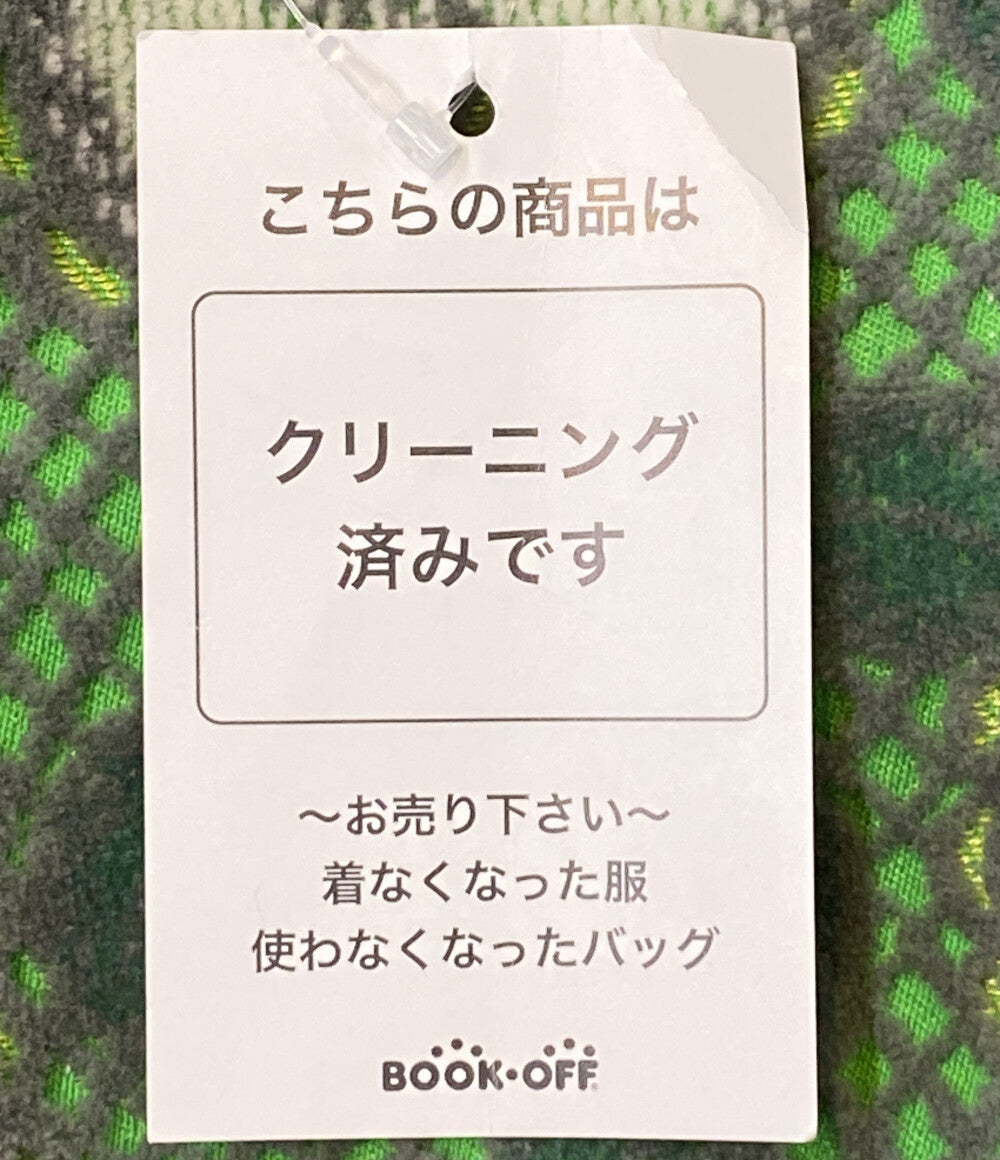 ミナペルホネン  半袖ワンピース northern flower パイルジャガードドレス     aaa3945 レディース SIZE 38  mina perhonen