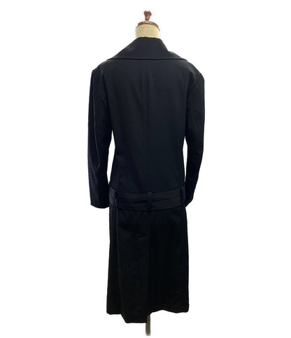 ヨウジヤマモト コート FEMME ウールギャバ 19AW FD-C01-100 レディース SIZE 1 YOHJI YAMAMOTO