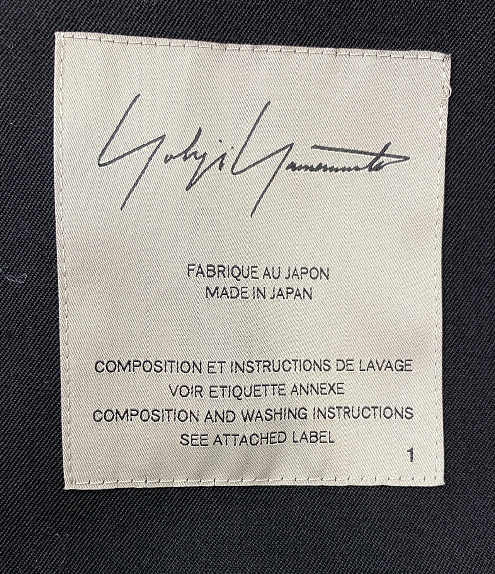 ヨウジヤマモト コート FEMME ウールギャバ 19AW FD-C01-100 レディース SIZE 1 YOHJI YAMAMOTO