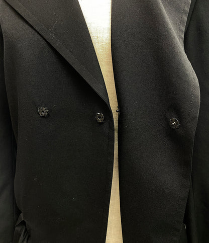 ヨウジヤマモト コート FEMME ウールギャバ 19AW FD-C01-100 レディース SIZE 1 YOHJI YAMAMOTO