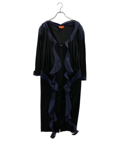 VIVIENNE WESTWOOD Red Label 長袖ワンピース ネイビー 357-01-59007 レディース SIZE 2 ヴィヴィアンウエストウッド レッドレーベル