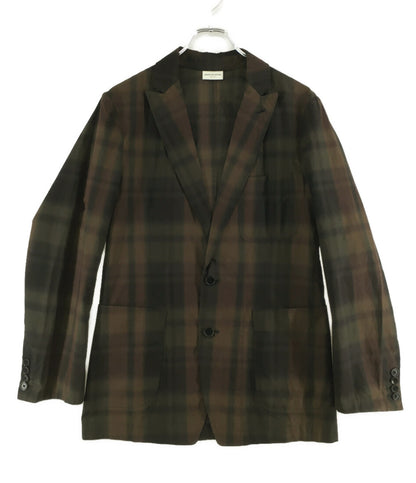 DRIES VAN NOTEN テーラードジャケット タータンチェック メンズ SIZE 44 ドリスヴァンノッテン