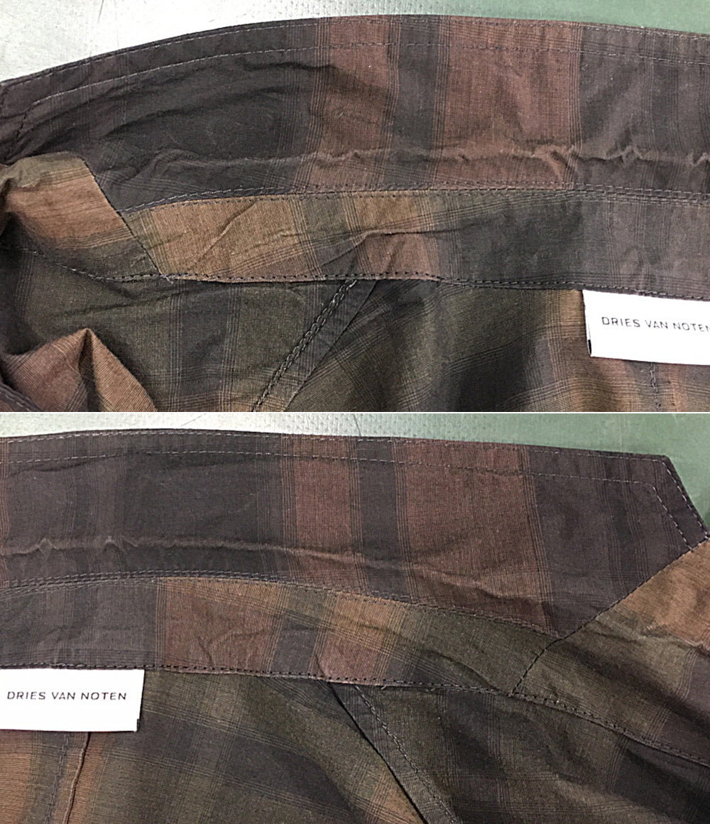 DRIES VAN NOTEN テーラードジャケット タータンチェック メンズ SIZE 44 ドリスヴァンノッテン