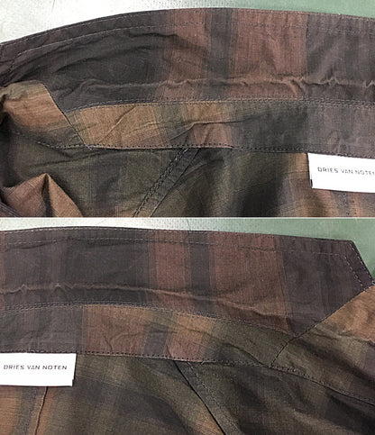 DRIES VAN NOTEN テーラードジャケット タータンチェック メンズ SIZE 44 ドリスヴァンノッテン