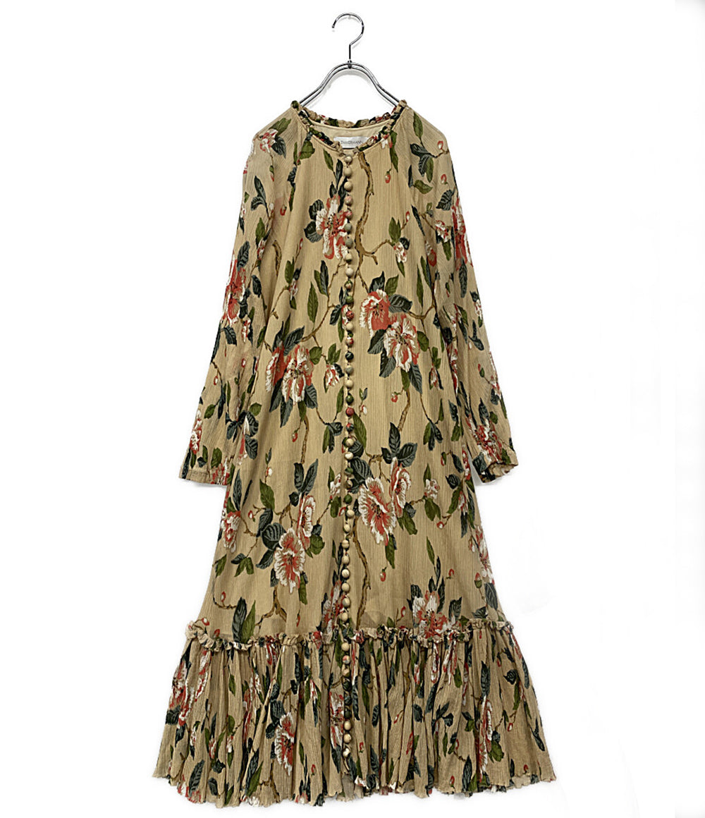 ジマーマン  ワンピース クリーム フラワー総柄      レディース SIZE 3  ZIMMERMANN