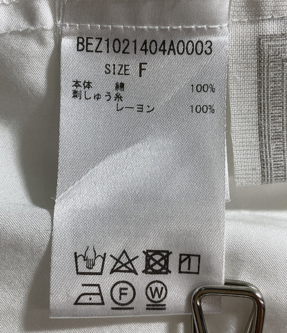 BEARDSLEY ビアズリー 長袖シャツ BEZ1021404A0003 ホワイト レディース SIZE F