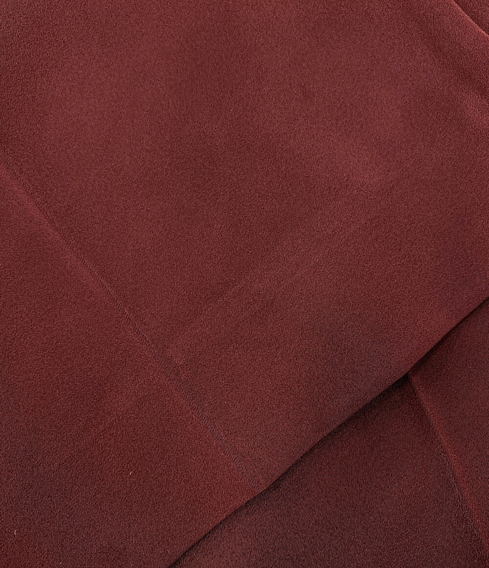 AMERI アメリ パンツ HIDE THE BUTTON PANTS ボルドー レディース SIZE M