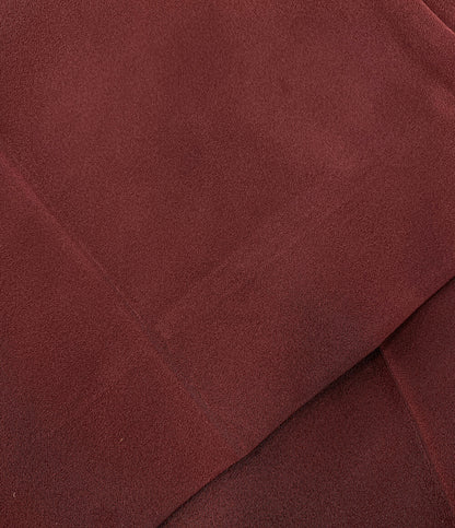 AMERI アメリ パンツ HIDE THE BUTTON PANTS ボルドー レディース SIZE M