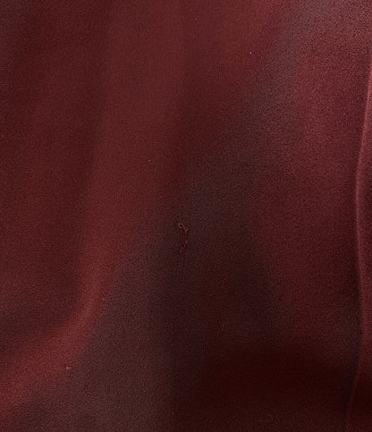 AMERI アメリ パンツ HIDE THE BUTTON PANTS ボルドー レディース SIZE M