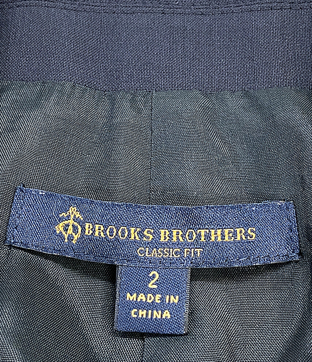 ブルックスブラザーズ テーラードジャケット ネイビー レディース SIZE 2 Brooks Brothers