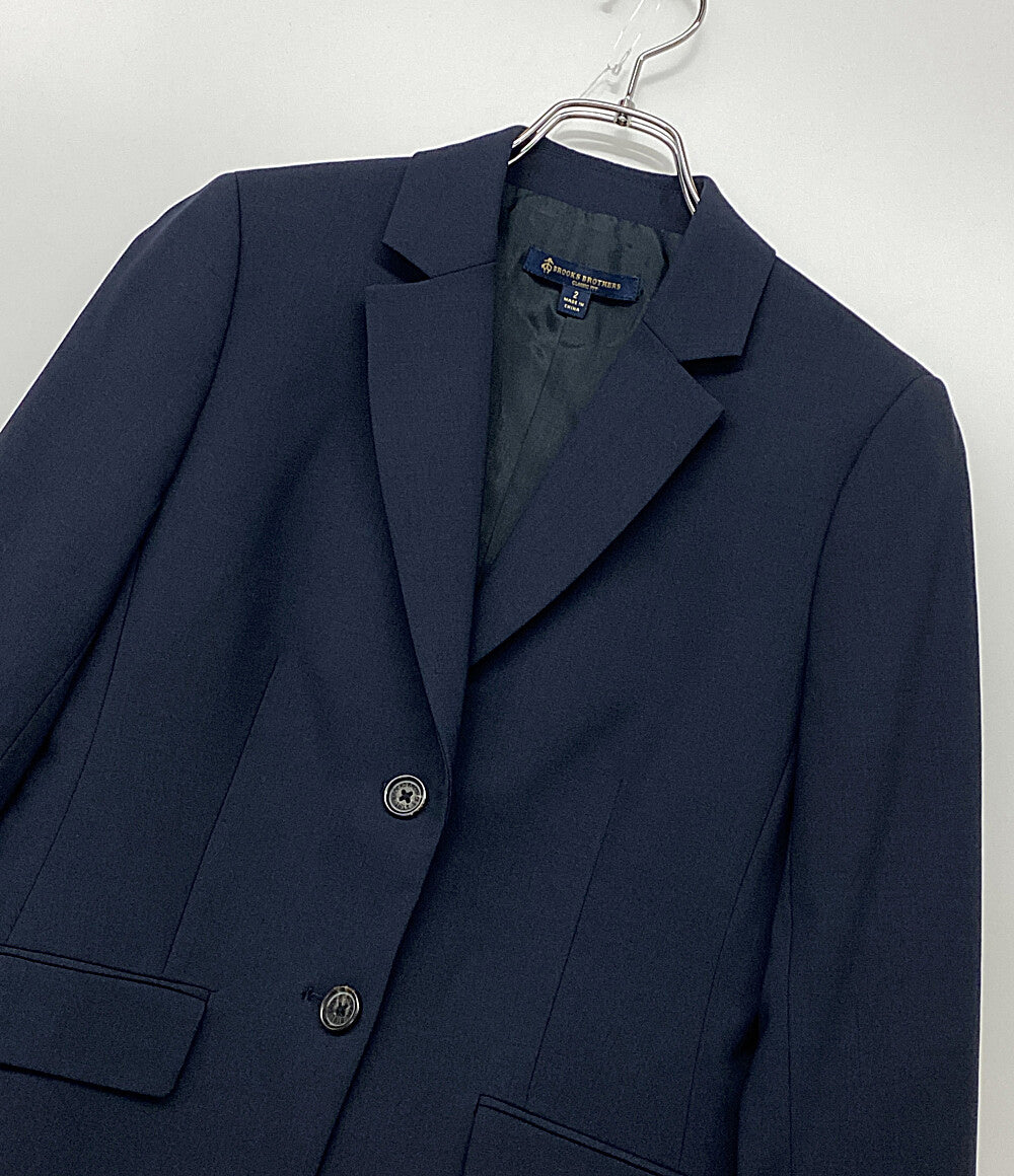 ブルックスブラザーズ テーラードジャケット ネイビー レディース SIZE 2 Brooks Brothers
