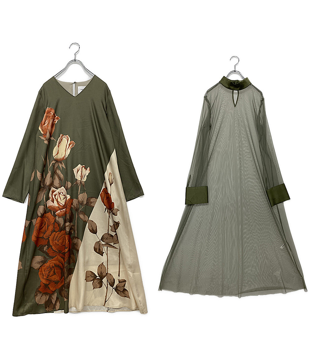 アメリ 長袖ワンピース 3WAY ALYSSA SMOCK DRESS      レディース SIZE S  AMERI