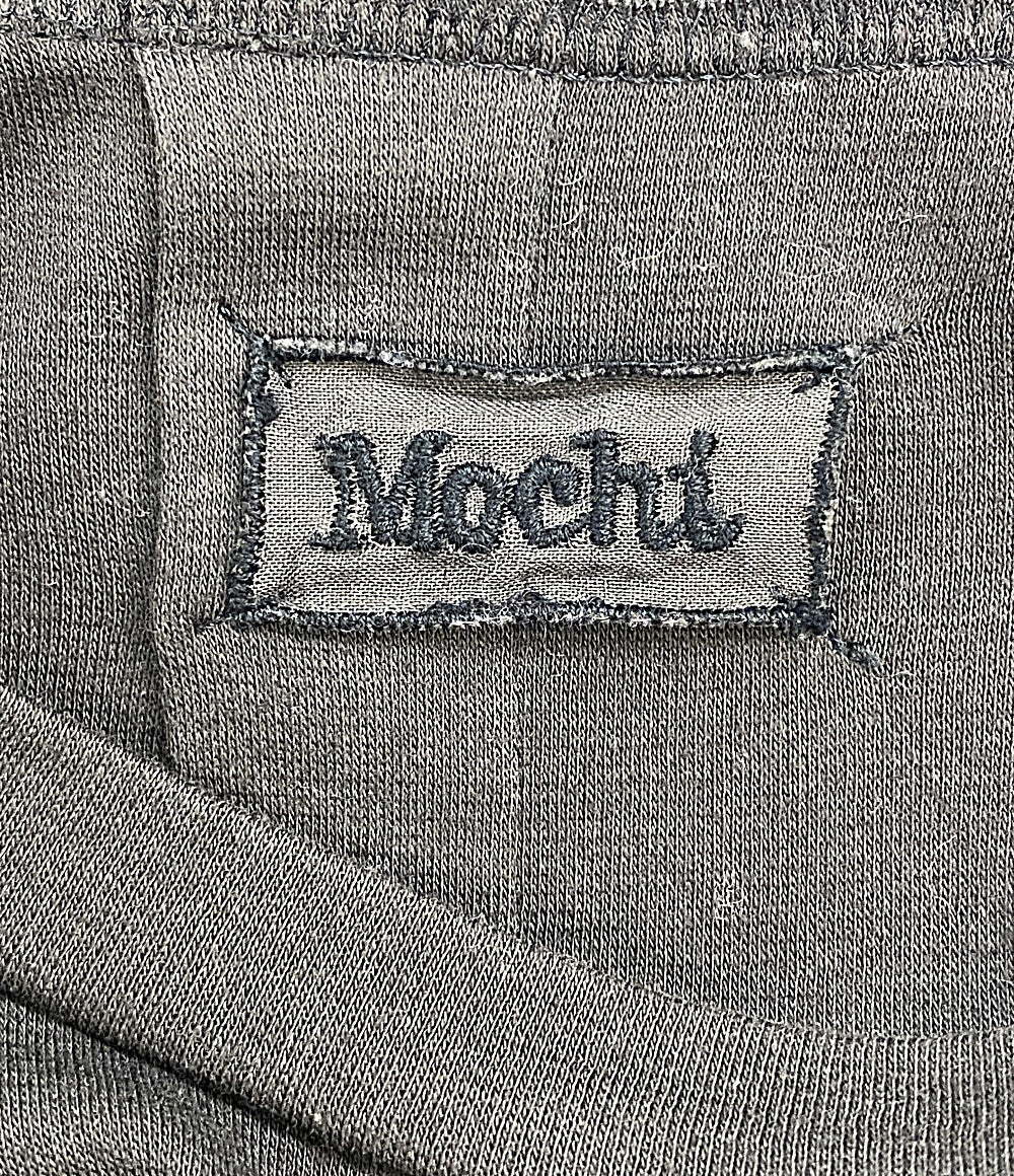 Mochi モチ 半袖ワンピース hm-21s-op-02 肩ボタン チャコールグレー レディース SIZE 1