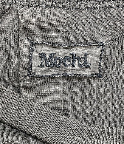 Mochi モチ 半袖ワンピース hm-21s-op-02 肩ボタン チャコールグレー レディース SIZE 1