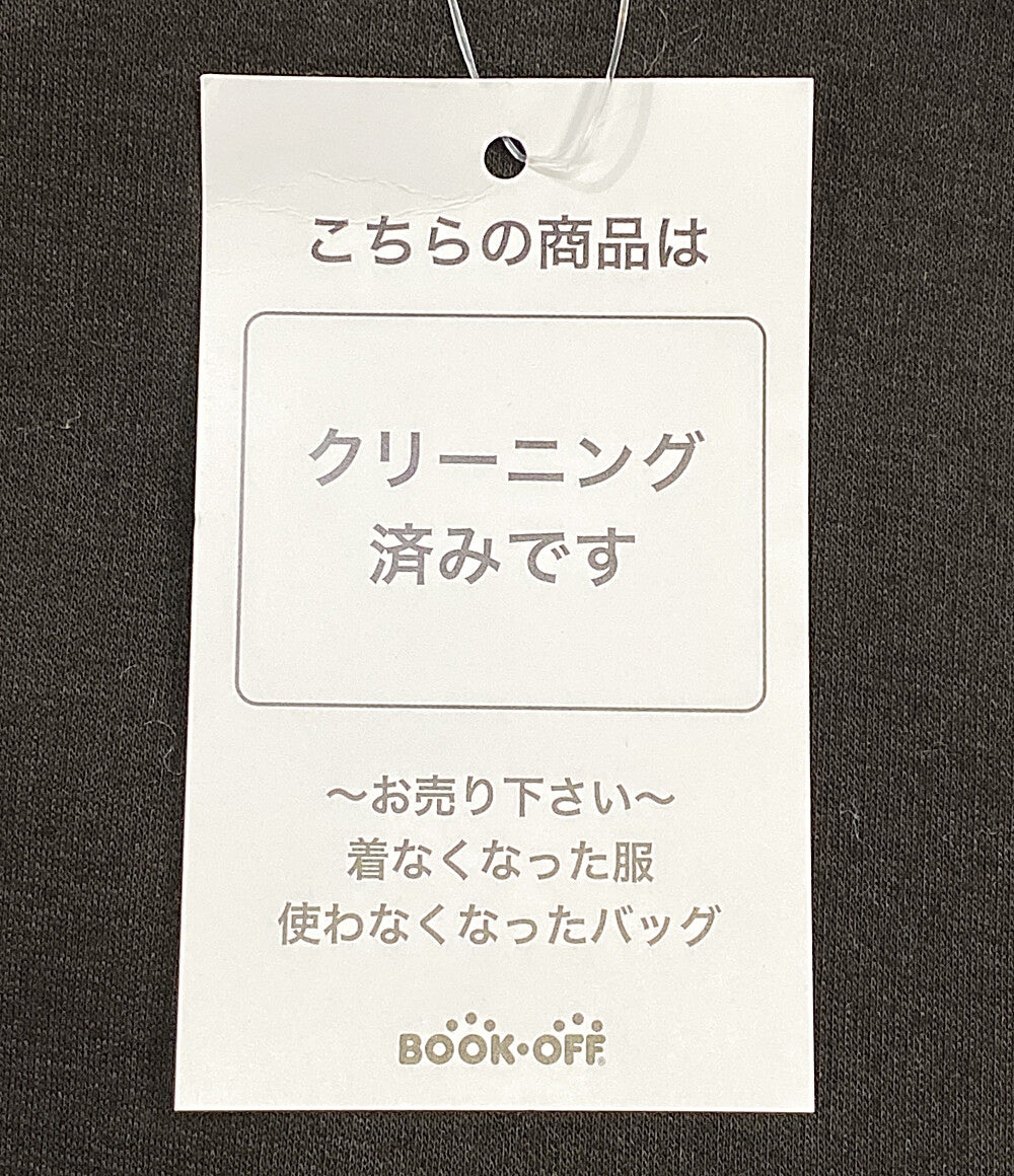 Mochi モチ 半袖ワンピース hm-21s-op-02 肩ボタン チャコールグレー レディース SIZE 1