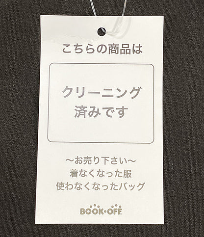 Mochi モチ 半袖ワンピース hm-21s-op-02 肩ボタン チャコールグレー レディース SIZE 1