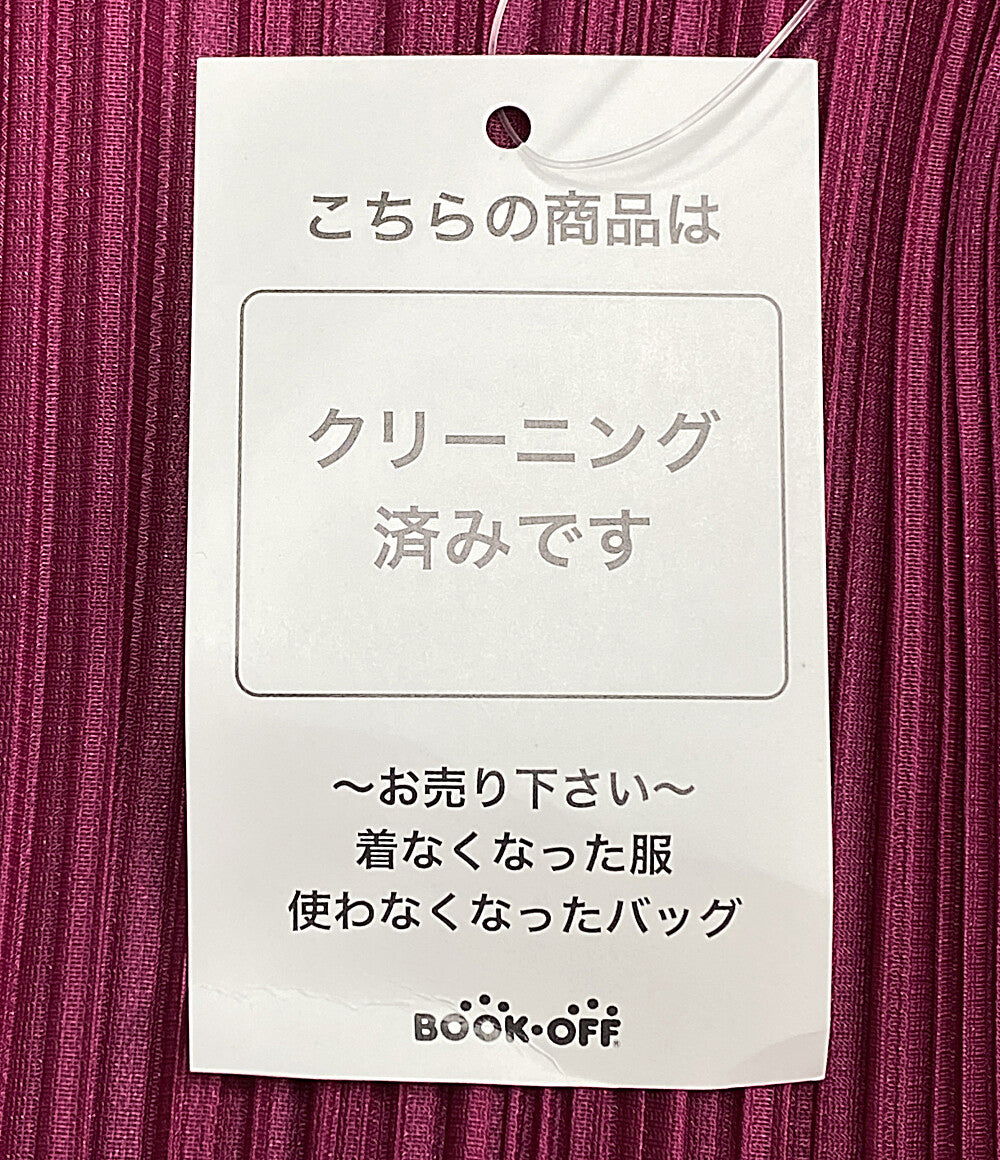 プリーツプリーズ 美品 ポンチョ PP43JE153 プリーツ レディース SIZE 3 PLEATS PLEASE
