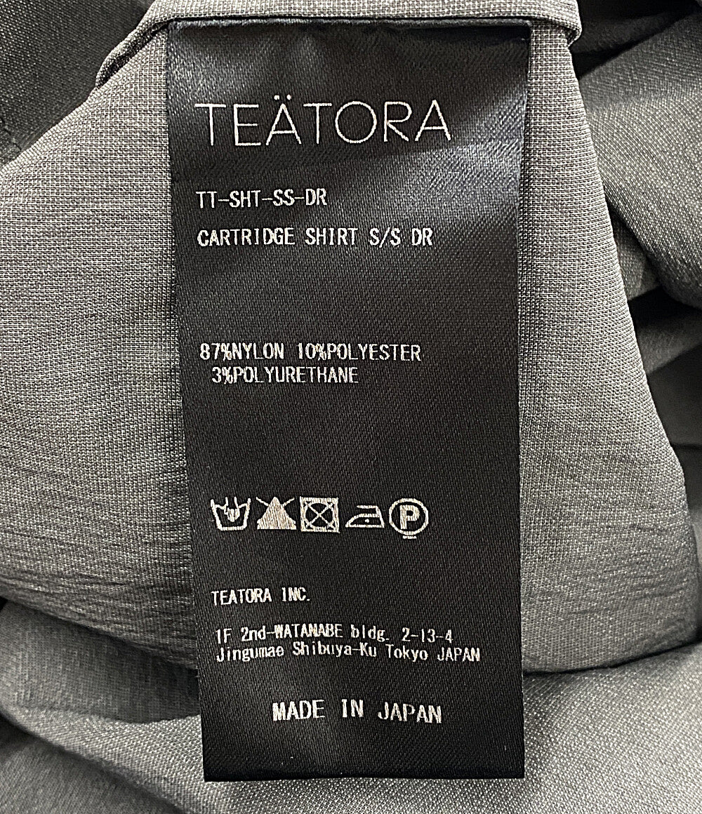 テアトラ 半袖シャツ TT-SHT-SS-DR ナイロン      メンズ SIZE 4  TEATORA