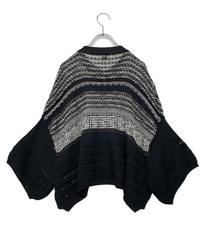 Y's ニット YI-K78-053 オーバーサイズ ブラック レディース SIZE 2 ワイズ