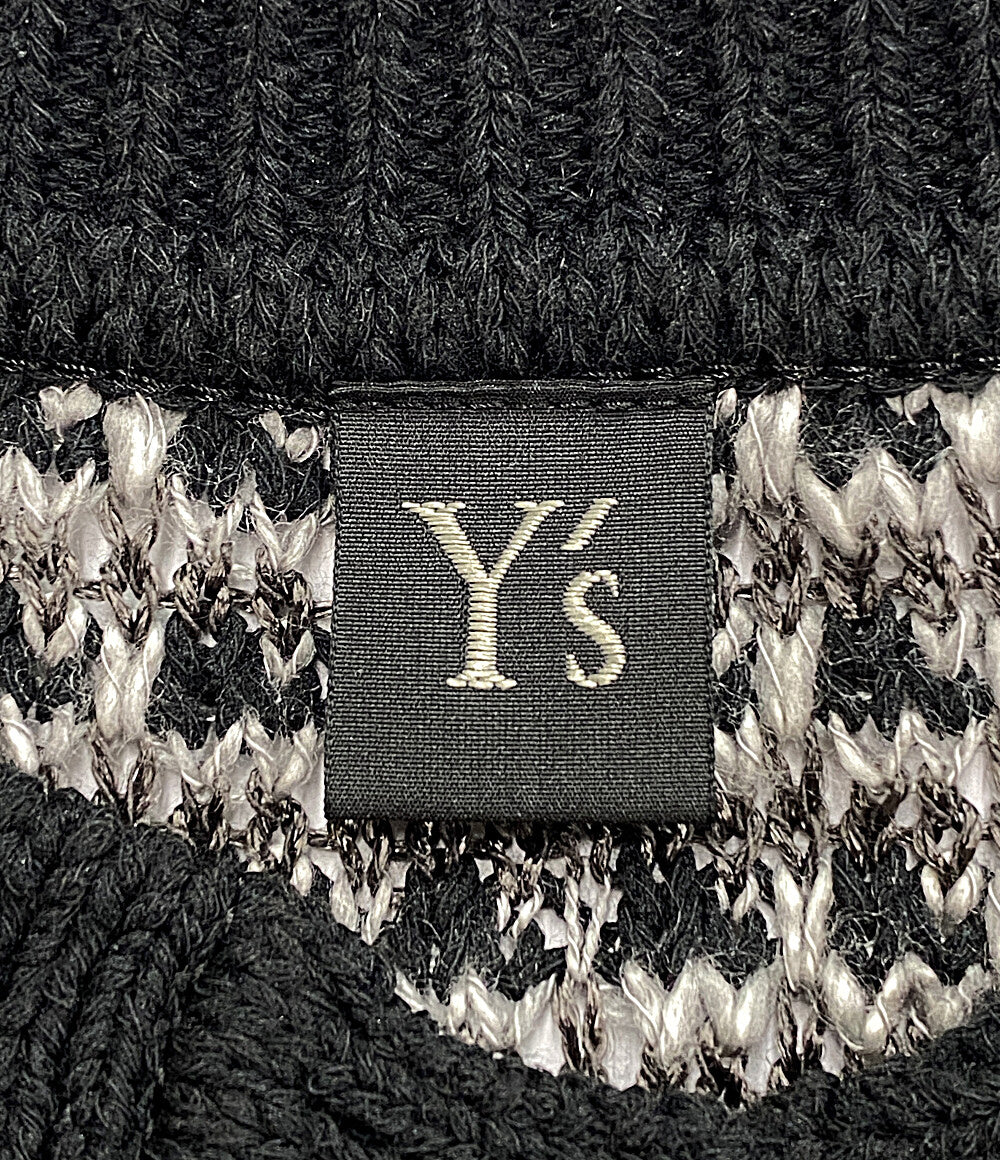 Y's ニット YI-K78-053 オーバーサイズ ブラック レディース SIZE 2 ワイズ