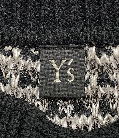 Y's ニット YI-K78-053 オーバーサイズ ブラック レディース SIZE 2 ワイズ