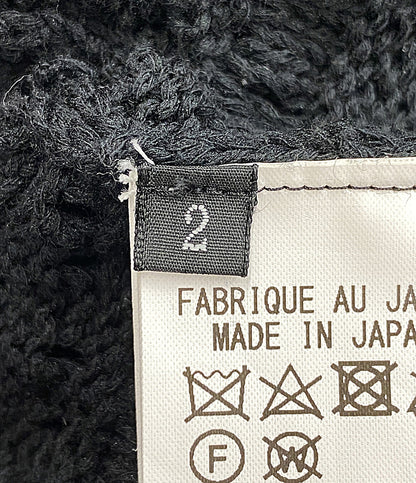 Y's ニット YI-K78-053 オーバーサイズ ブラック レディース SIZE 2 ワイズ