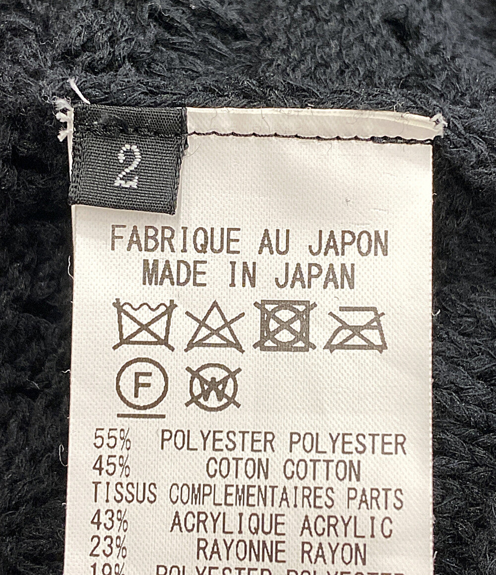 Y's ニット YI-K78-053 オーバーサイズ ブラック レディース SIZE 2 ワイズ