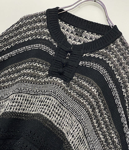 Y's ニット YI-K78-053 オーバーサイズ ブラック レディース SIZE 2 ワイズ