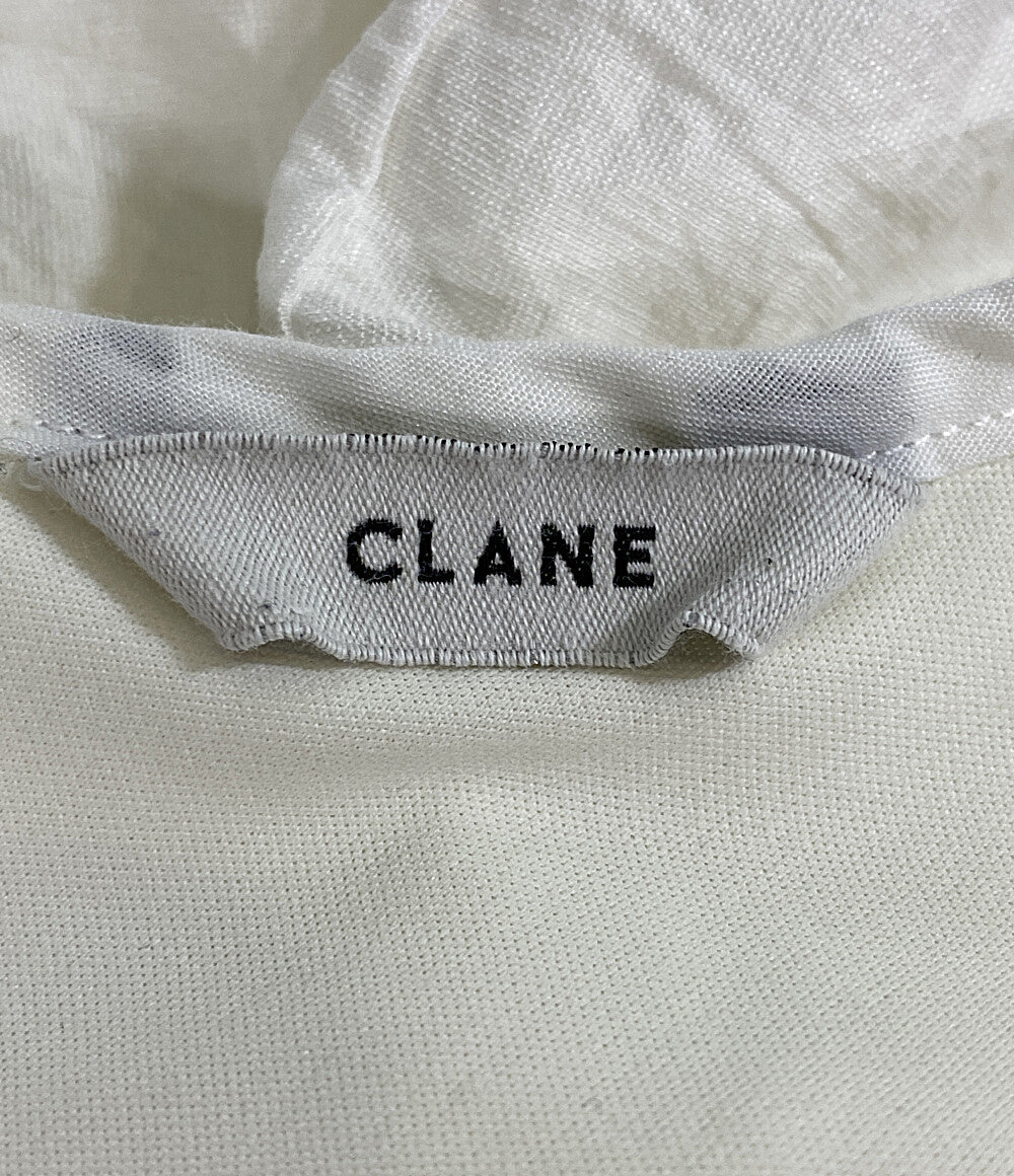 クラネ  半袖ワンピース パフスリーブ 16112-5012      レディース SIZE 2  CLANE