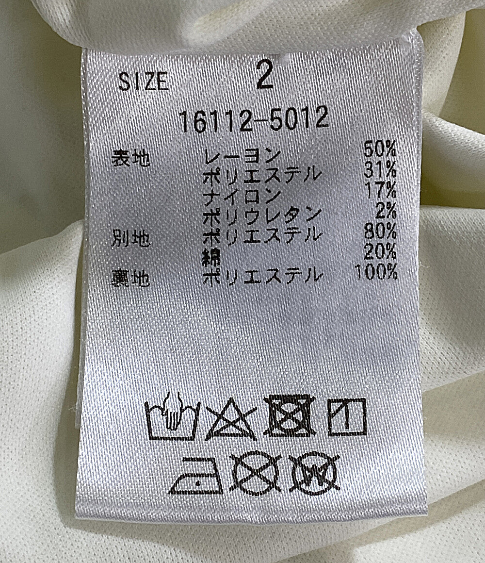 クラネ  半袖ワンピース パフスリーブ 16112-5012      レディース SIZE 2  CLANE