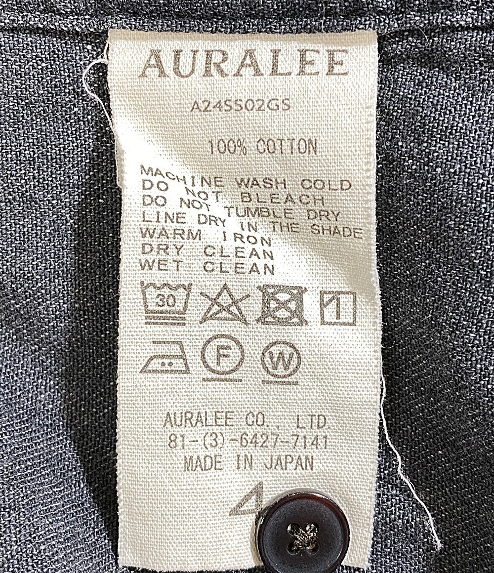 オーラリー  半袖デニムシャツ A24SS02GS      メンズ SIZE 4  AURALEE