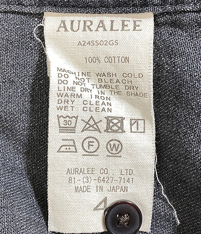 オーラリー  半袖デニムシャツ A24SS02GS      メンズ SIZE 4  AURALEE
