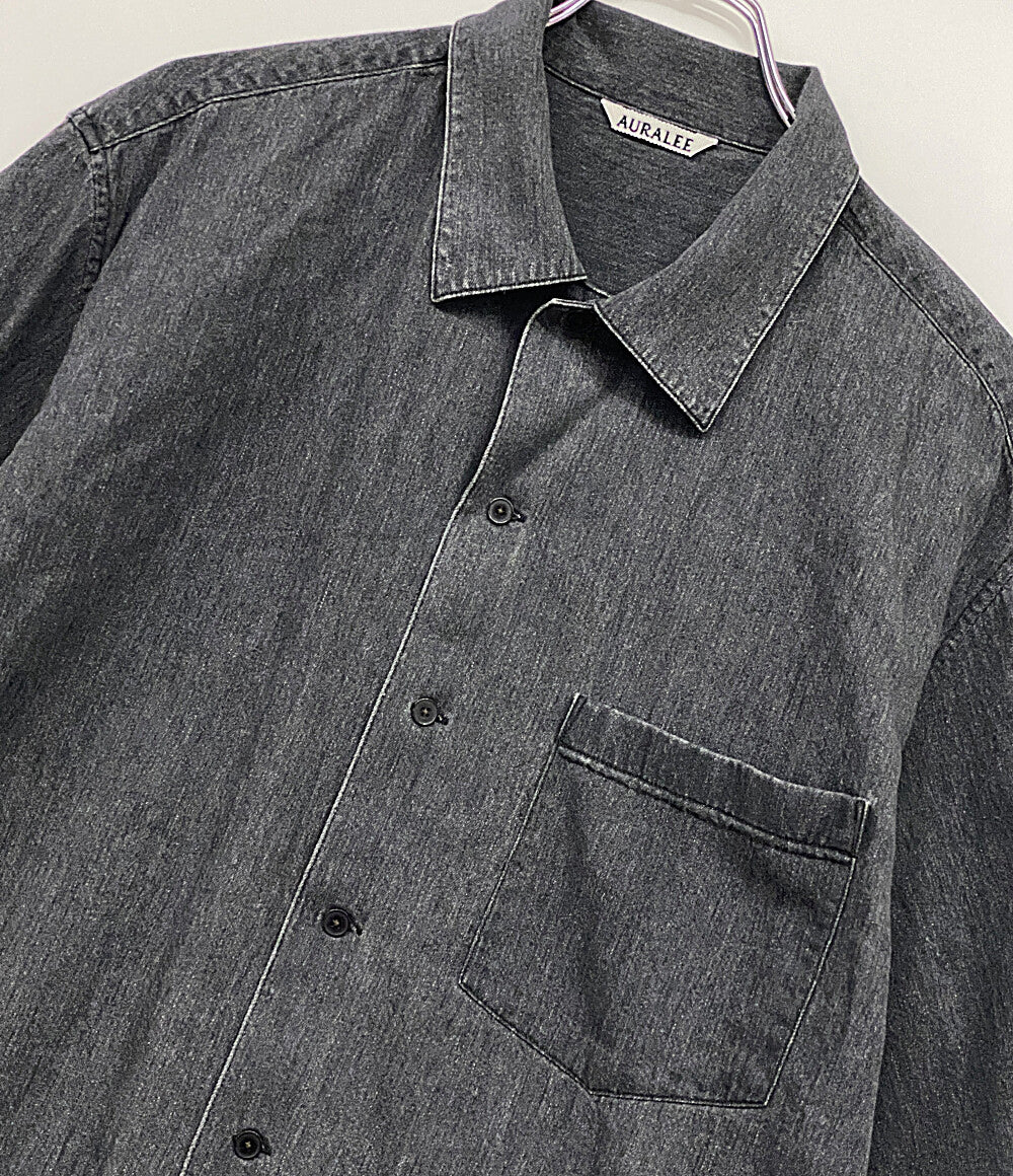 オーラリー  半袖デニムシャツ A24SS02GS      メンズ SIZE 4  AURALEE
