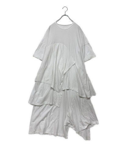 ENFOLD コットンレイヤードワンピース 300DS383-1320 レディース SIZE 38 エンフォルド