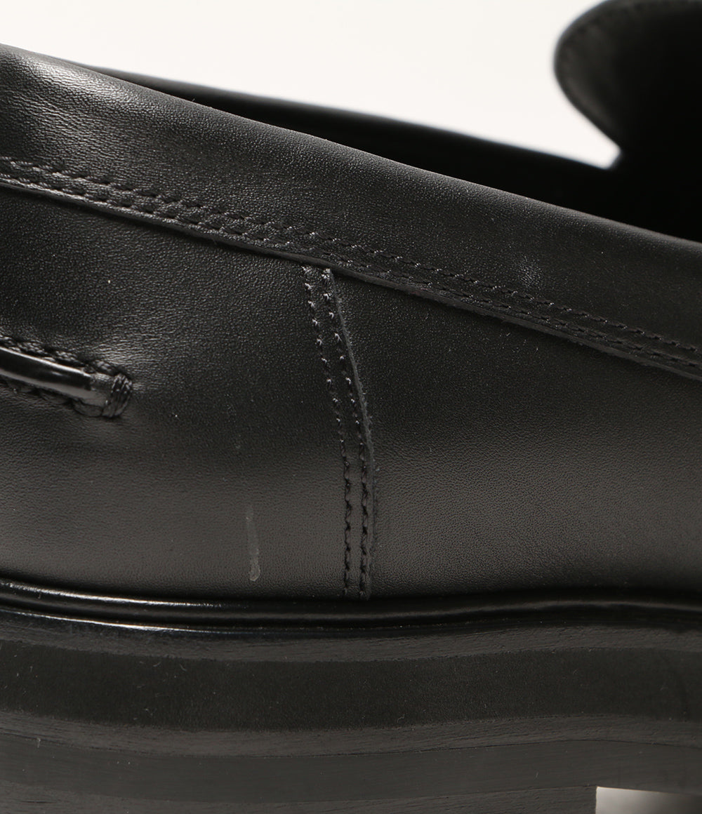 HERMES ローファー アイビー ブラック メンズ エルメス