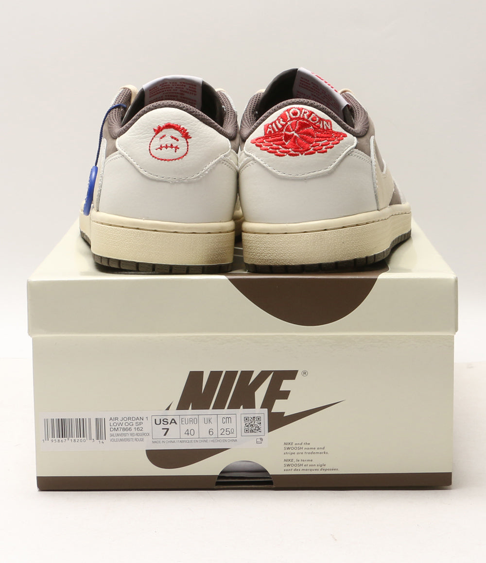 ナイキ 美品 スニーカー Air Jordan 1 Low OG SP     DM7866-162 メンズ SIZE 25cm  NIKE×Travis Scott