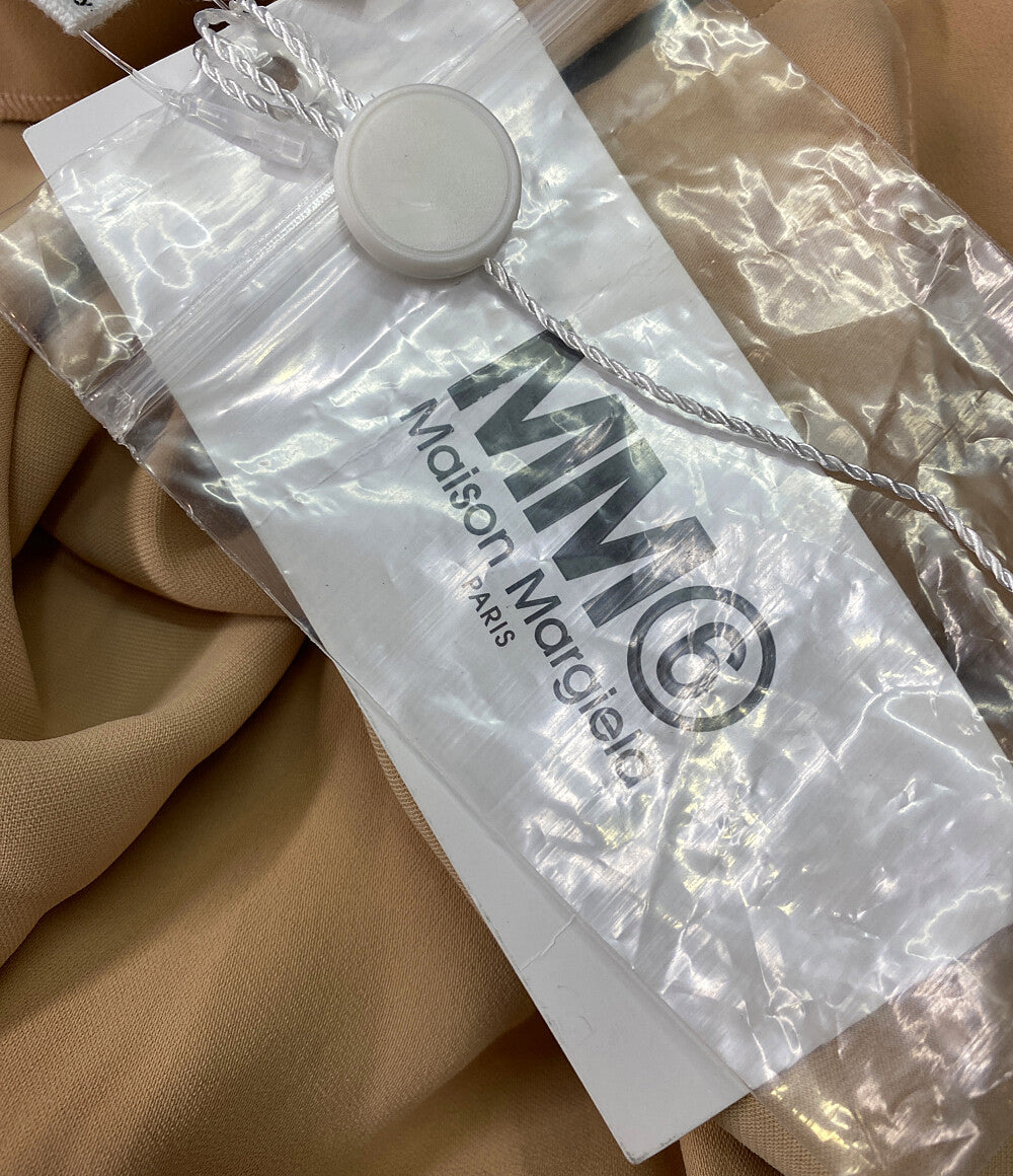 MM6 Maison Margiela キャミワンピース ピンクベージュ レディース SIZE 46 エムエムシックス