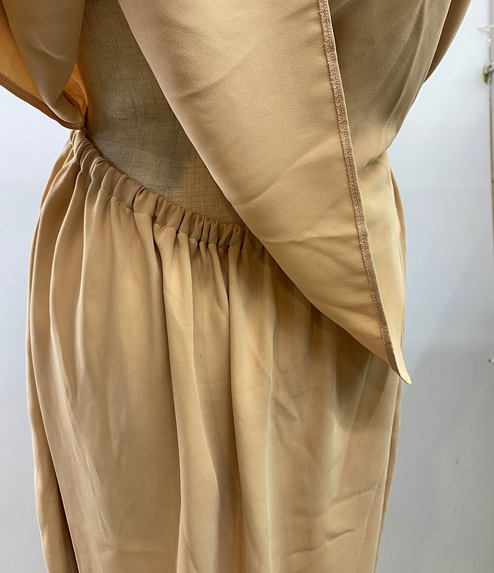 MM6 Maison Margiela キャミワンピース ピンクベージュ レディース SIZE 46 エムエムシックス