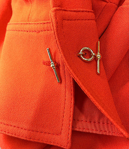 victoria beckham ヴィクトリアベッカム 長袖ワンピース レッド S22WDR003710A レディース SIZE UK4