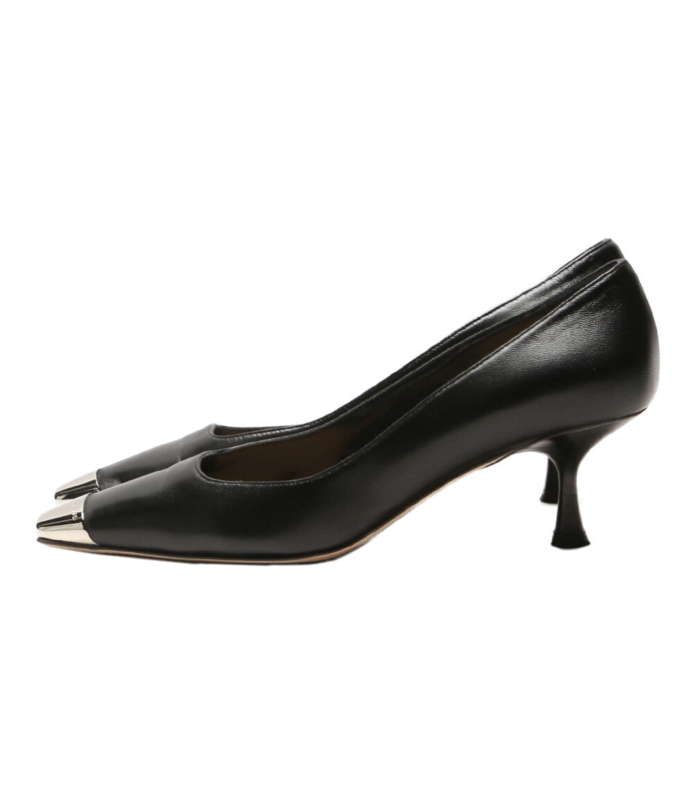セルジオロッシ  パンプス キャップトゥメタル      レディース SIZE 38 1/2  sergio rossi