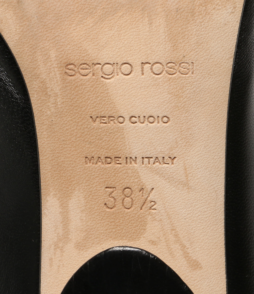 セルジオロッシ  パンプス キャップトゥメタル      レディース SIZE 38 1/2  sergio rossi