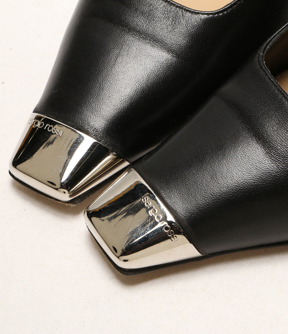 セルジオロッシ  パンプス キャップトゥメタル      レディース SIZE 38 1/2  sergio rossi