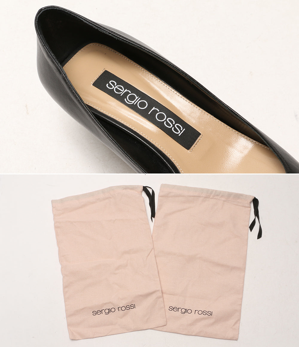 セルジオロッシ  パンプス キャップトゥメタル      レディース SIZE 38 1/2  sergio rossi