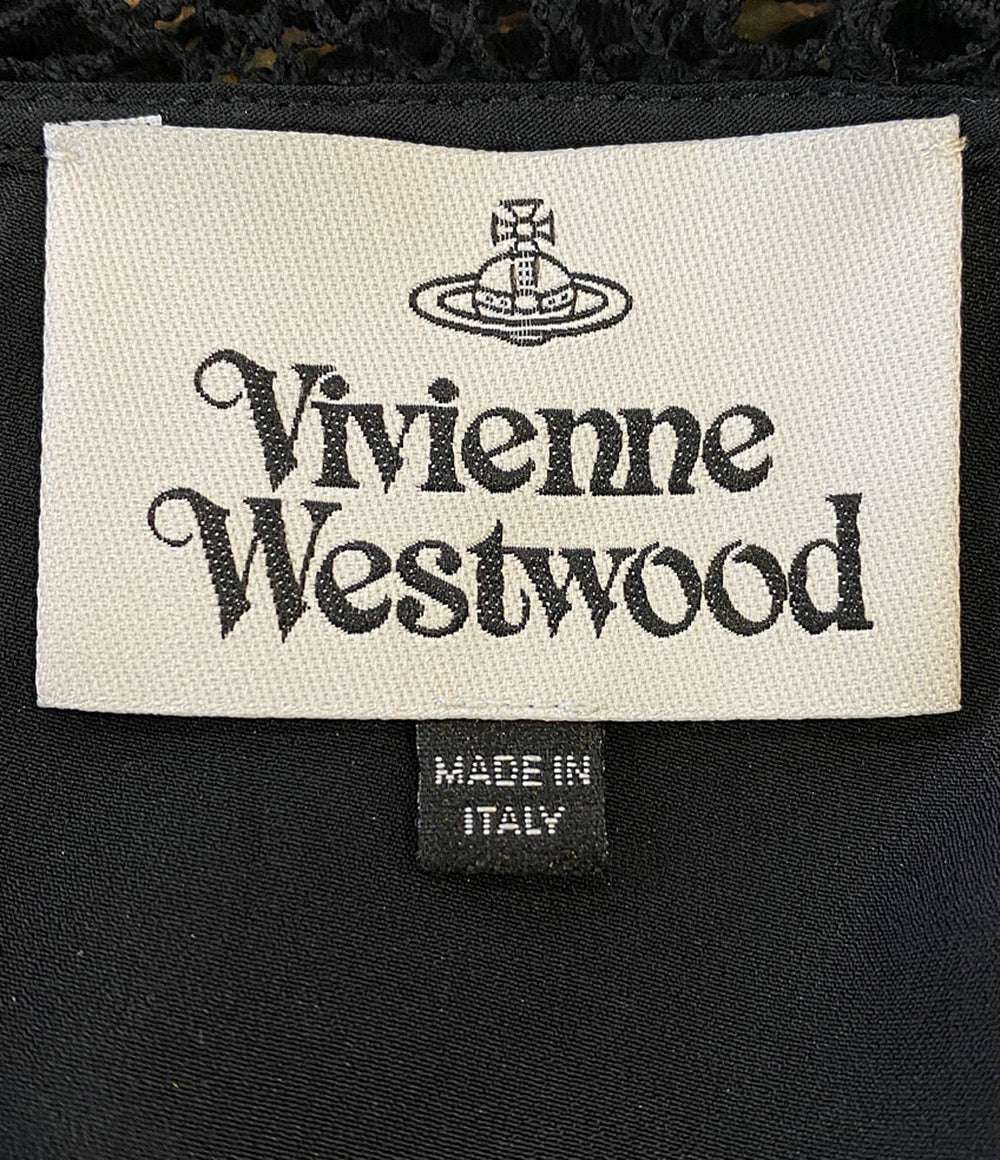 ヴィヴィアンウエストウッド  レースワンピース ブラック       レディース SIZE 42  VIVIENNE WESTWOOD